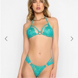 Beach Bunny Swimwear - GunPowder Bikini Bottom - New with Tag® - XSMALL - Sefm